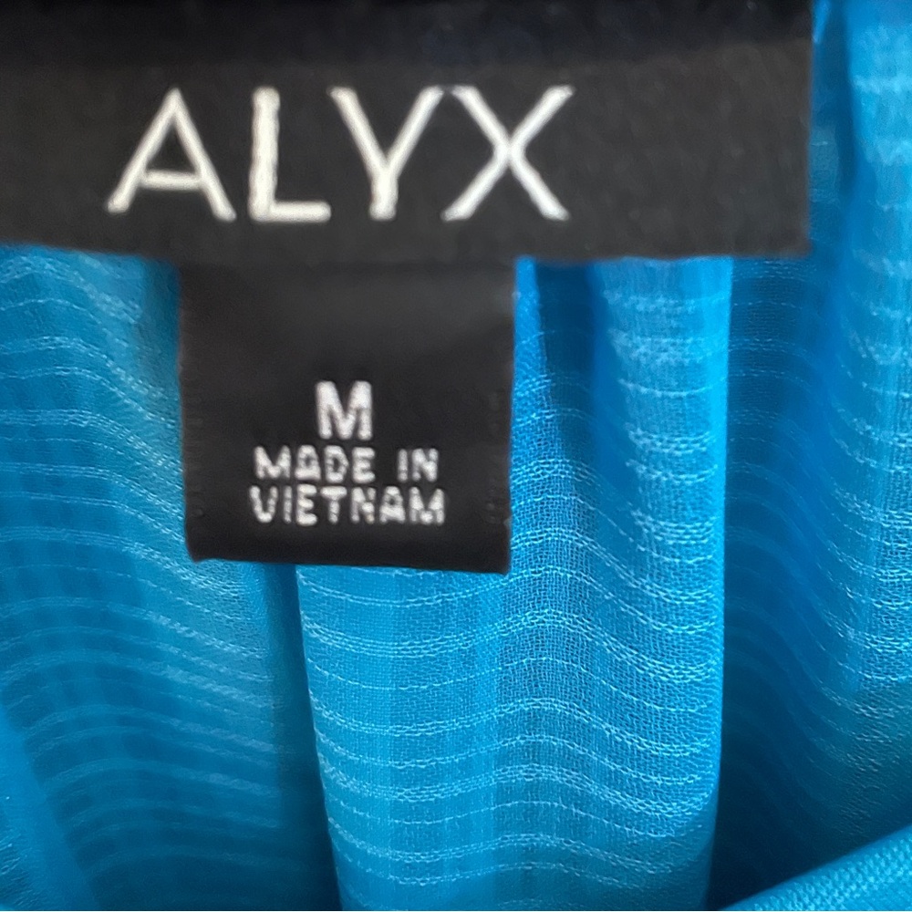 ALYX turquoise blouse with cami Size Medium - Picture 5 of 5